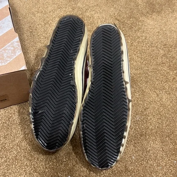 Golden Goose v-star 2 col T5 red fix glitter-bluette - Picture 4 of 8